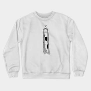 Graphic Drama Queen - Sad Girl - Cute characters Crewneck Sweatshirt